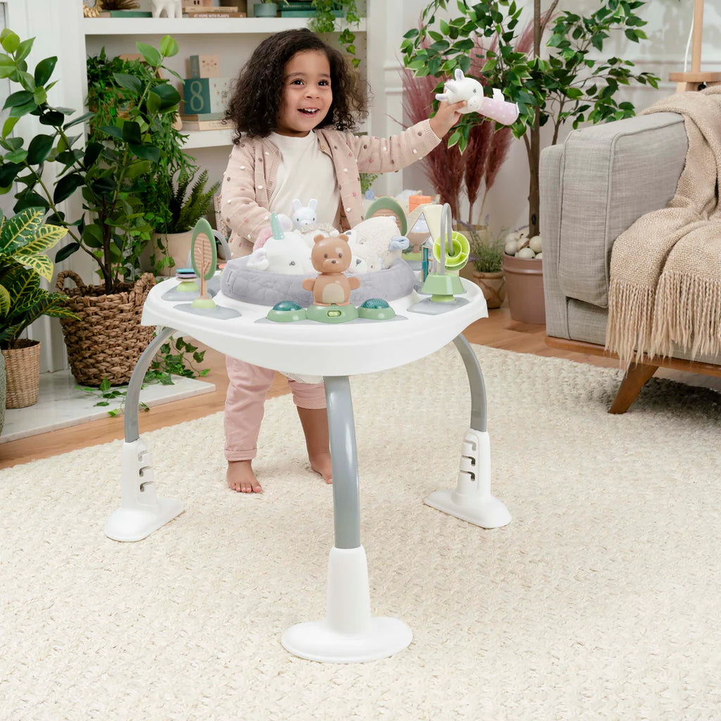 Ingenuity Spring & Sprout 2-in-1 Activity Jumper + Table - First Forest