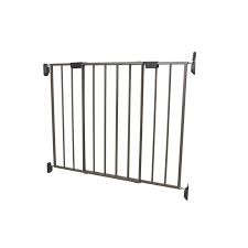 Safety First Top of Stairs Metal Décor Swing Gate - Bronze