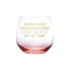 Pearhead Wine Glass Surviving Motherhood One Glass At A Time