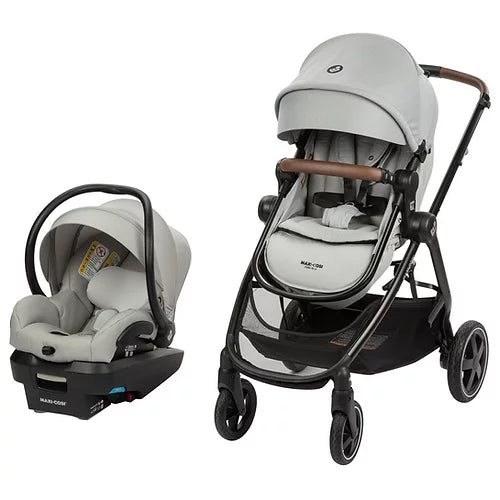 Maxi Cosi Zelia Max 5-in-1 Travel System Polished Pebble