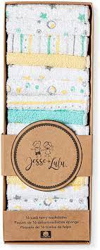 Jesse + LuLu 16 Pack Washcloths