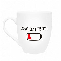 Pearhead Low Battery Mug